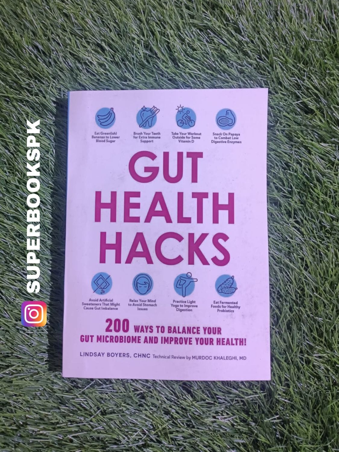 Gut Health Hacks: 200 Ways to Balance Your Gut Microbiome and Improve Your Health! BY Lindsay Boyers