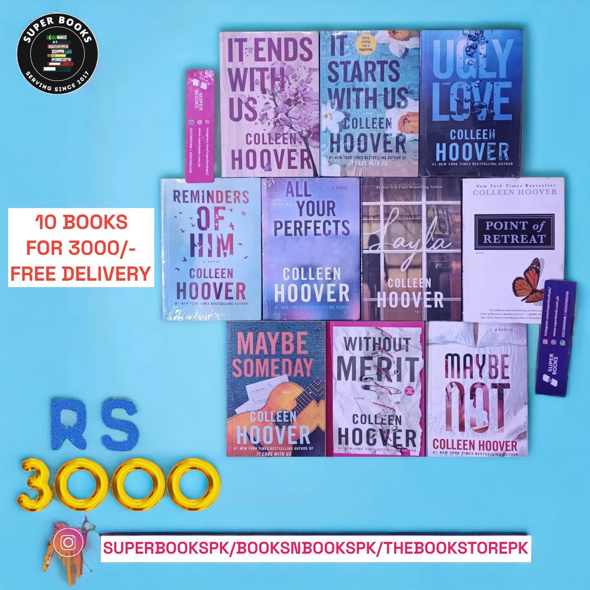 Deal Of 10 Novels/Colleen Hoover
