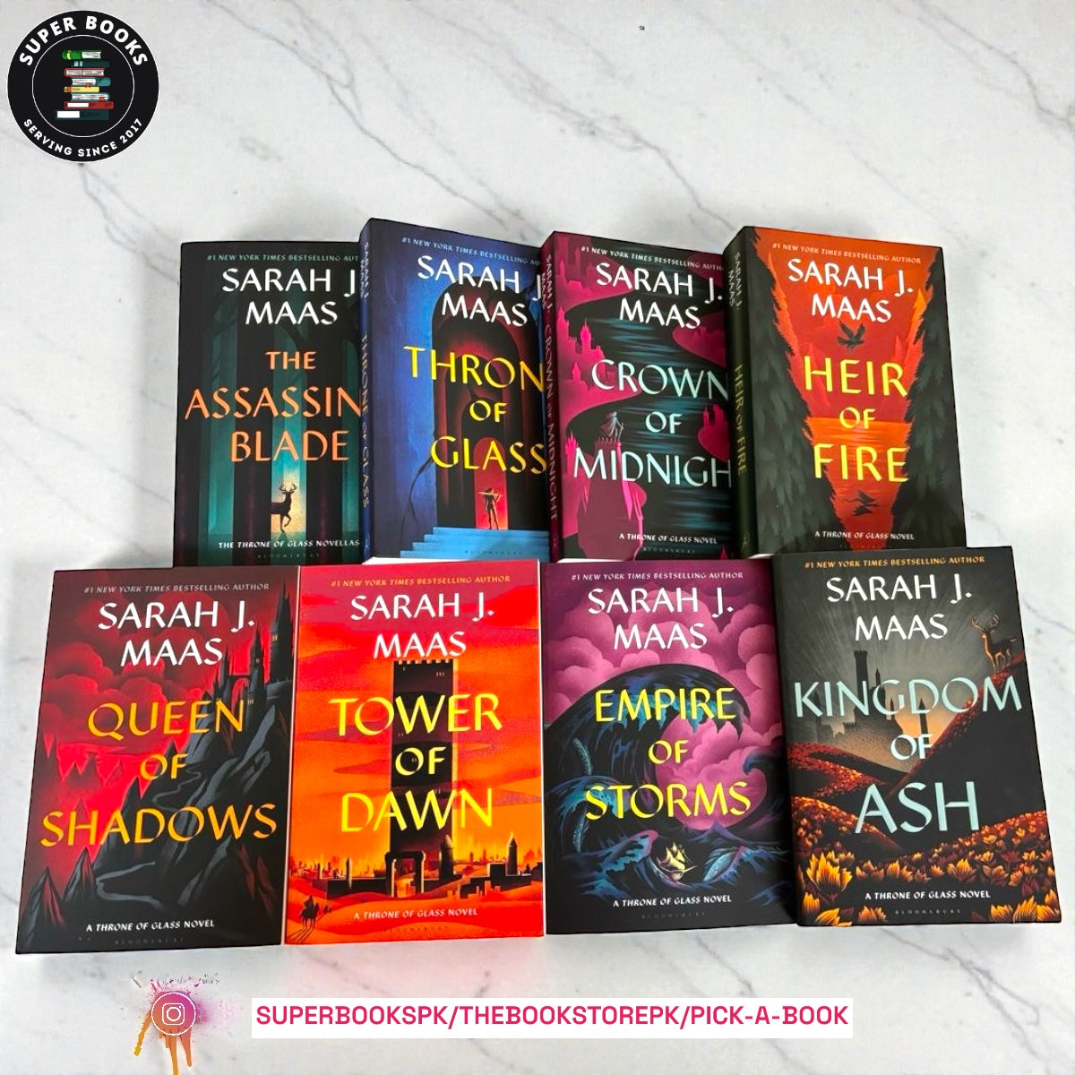 Throne of Glass Series by Sarah J. Maas