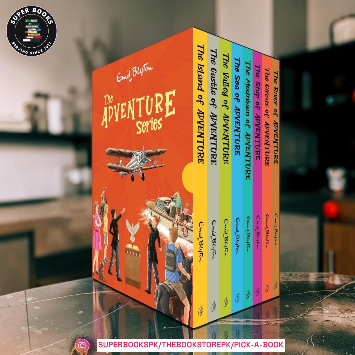 The adventure Series (8 Books Box Set) BY Enid Blyton