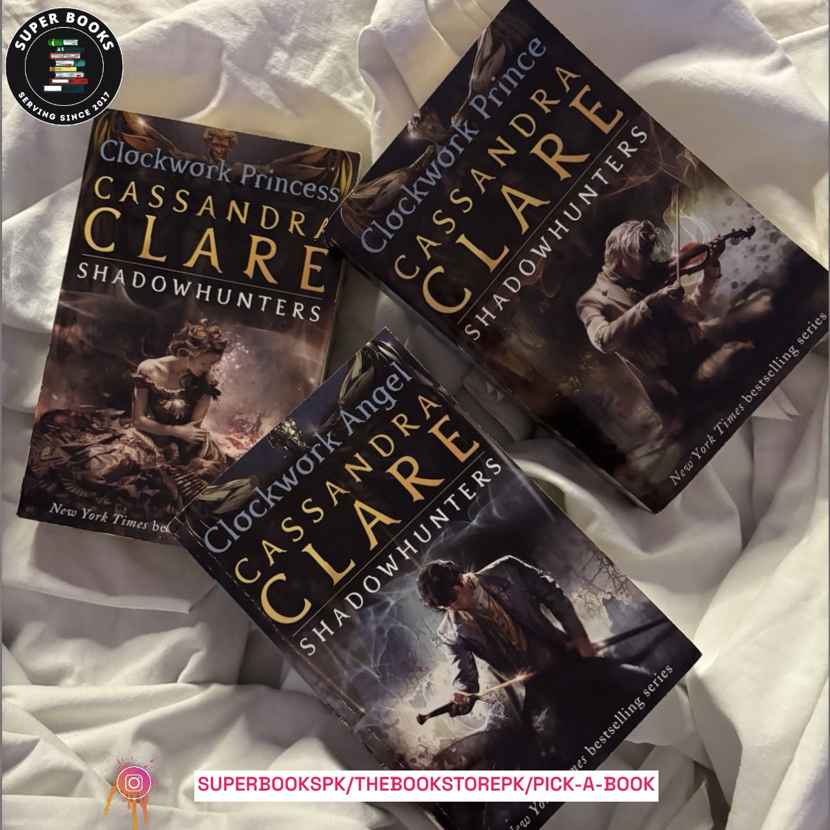 The Mortal Instruments series by Cassandra Clare